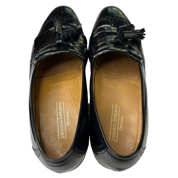 Johnston & Murphy Optima Wing Tip Tassel Loafers Mens‎ Dress Shoes Size 10.5 main image 12